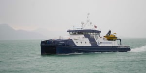 MS Fjorgyn drivs med BOS Power IMO Tier III framdrivningssystem